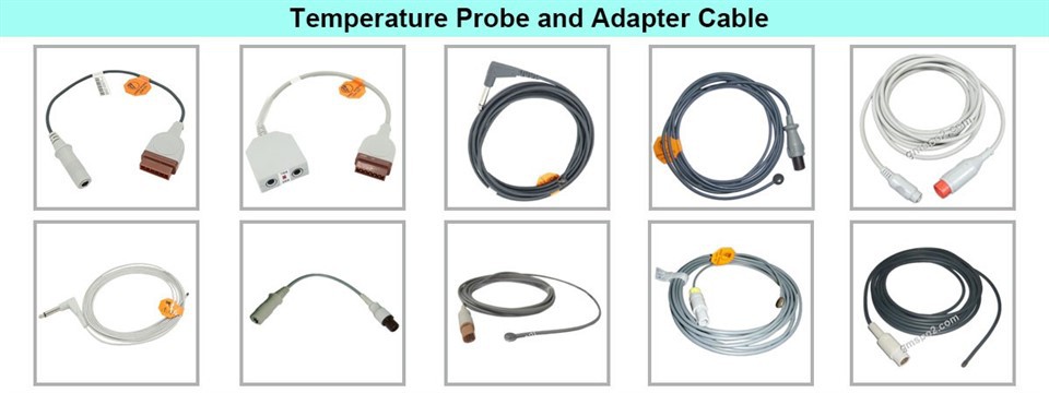 Temperature Adapter Cable For Nihon Kohden