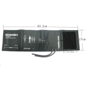 Cov Loj Loj # 12 Ntev Nibp Cuff, 32.1-43.4cm Caj Npaj Qhov Chaw, tsis Gasbag