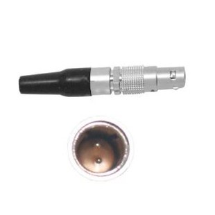 00B Lub Thawb Plaub Ntug Rub Hlau Txuas Txuas Cable Plug FGG 2 Tus pin Tsheb Sib Nraus Quav Hlau Txiv Neej